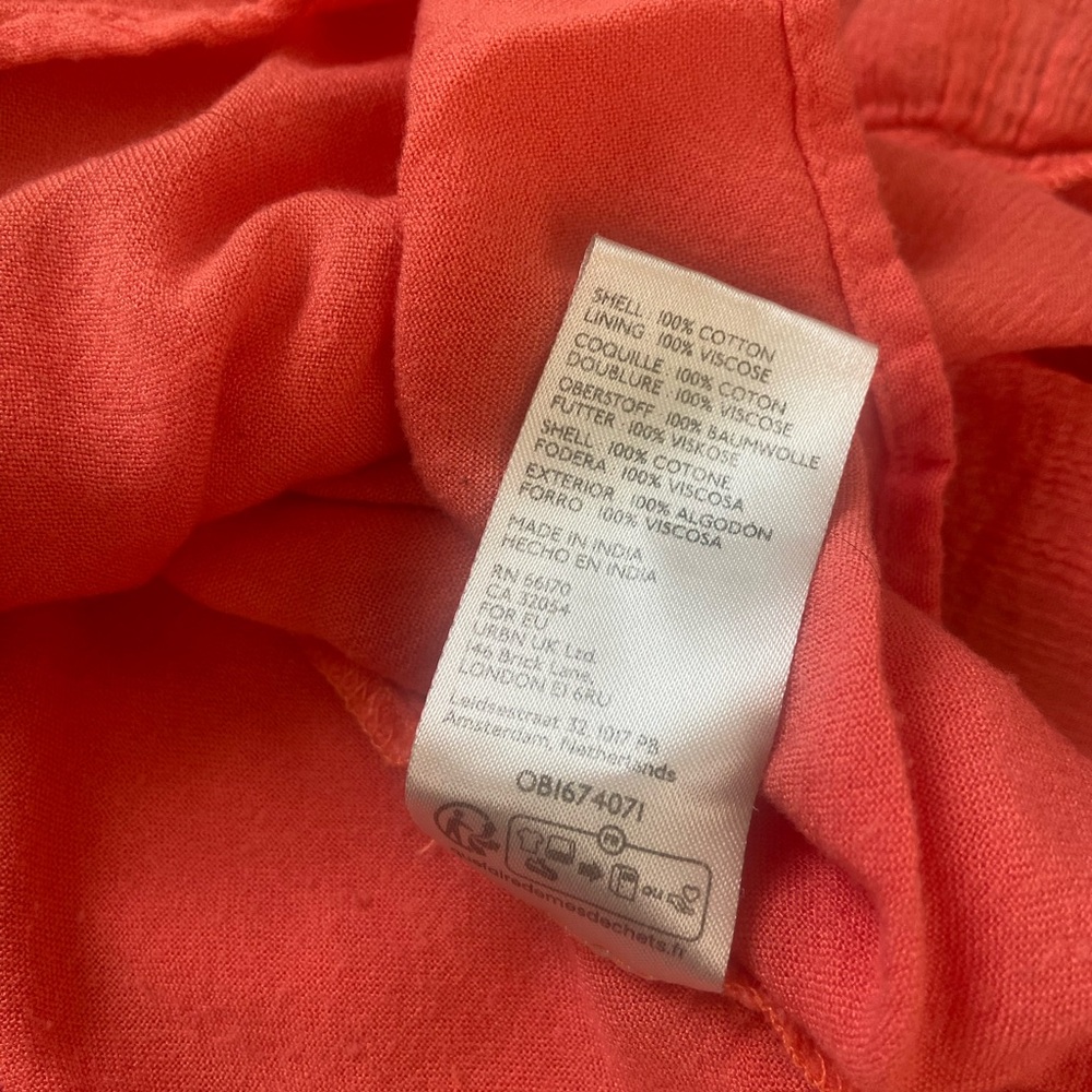 Free People Coral  Mini Dress - Picture 7 of 9